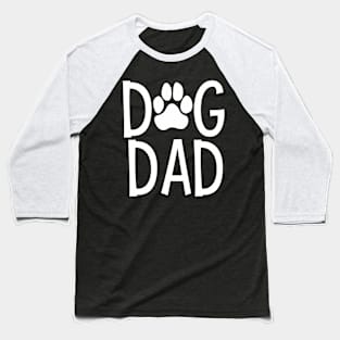 Dog Dad Paw Baseball T-Shirt